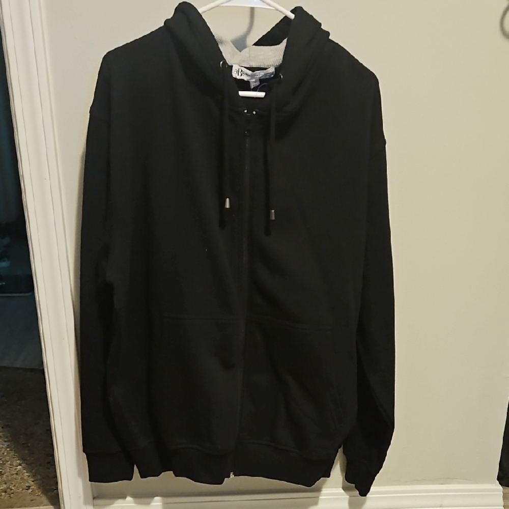 NWT The Bradford Exchange Black Zip-Up Sweater